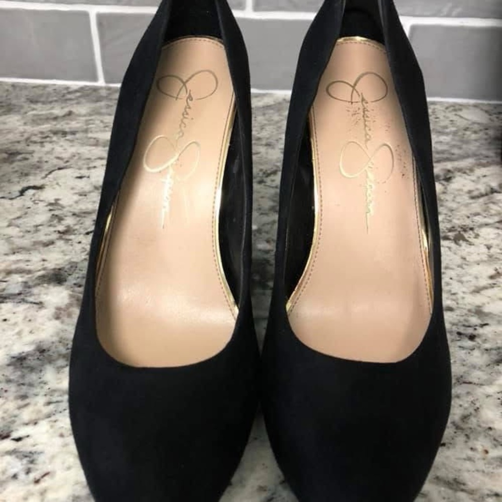 Jessica Simpson Black Heels Classic Pumps